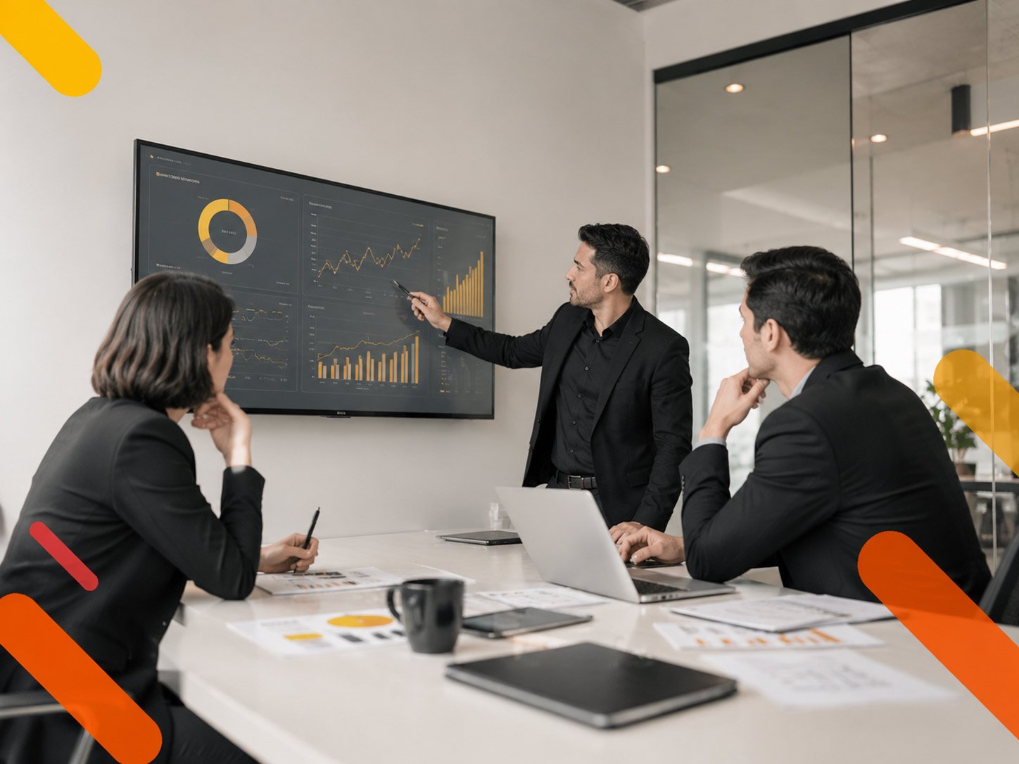 Equipo de KETMAR SOLUCIONES definiendo la estrategia y metodología de un proyecto.